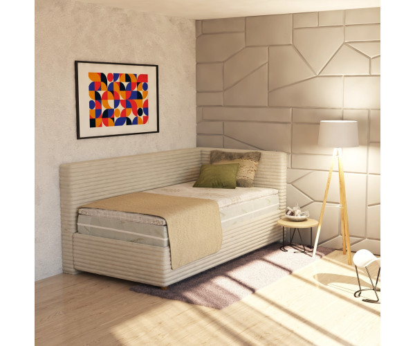 Čalúnená posteľ Sono 110x200cm s čelami a roštom Čalúnená posteľ Sono 110x200cm s čelami a roštom